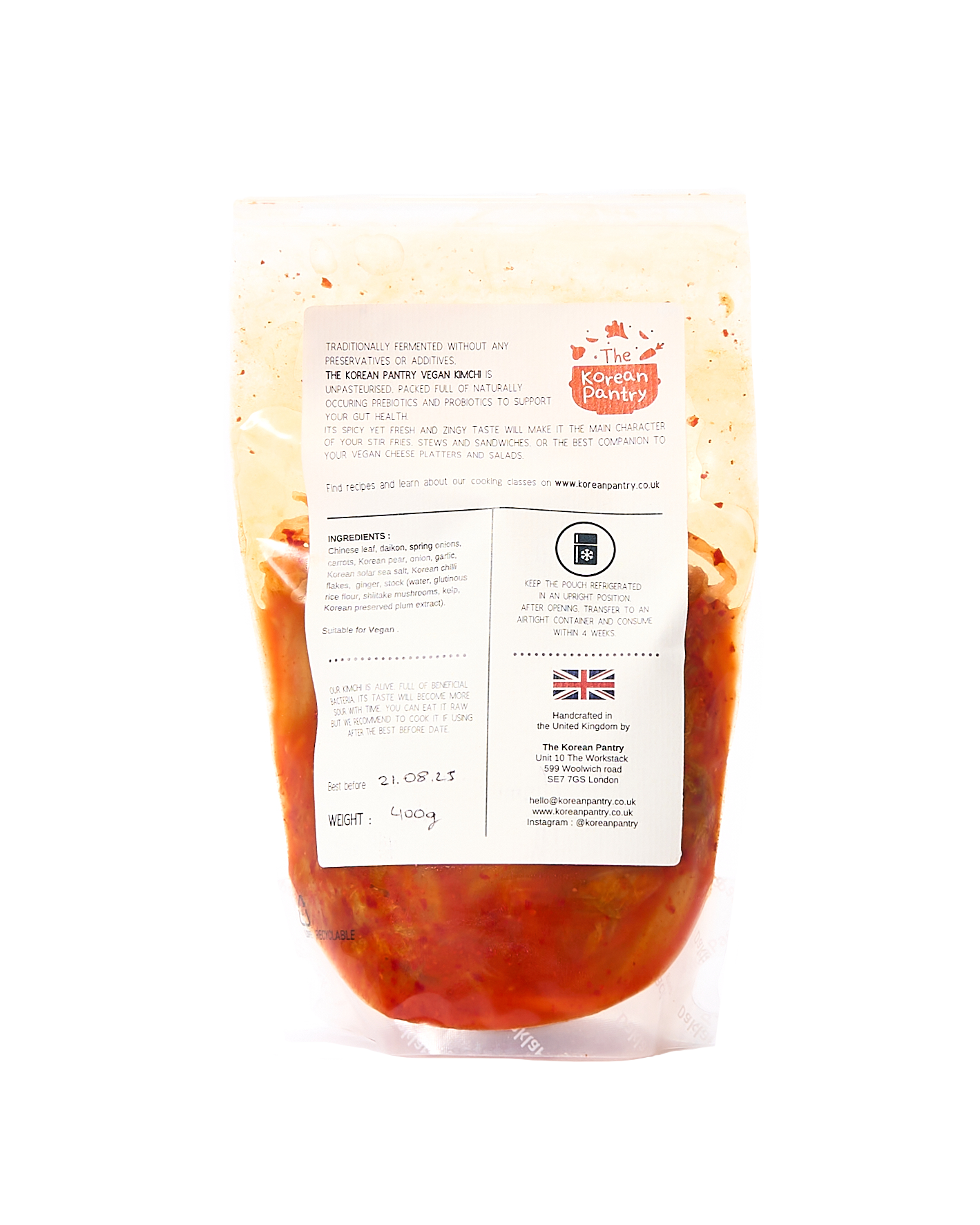 Vegan Mak Kimchi