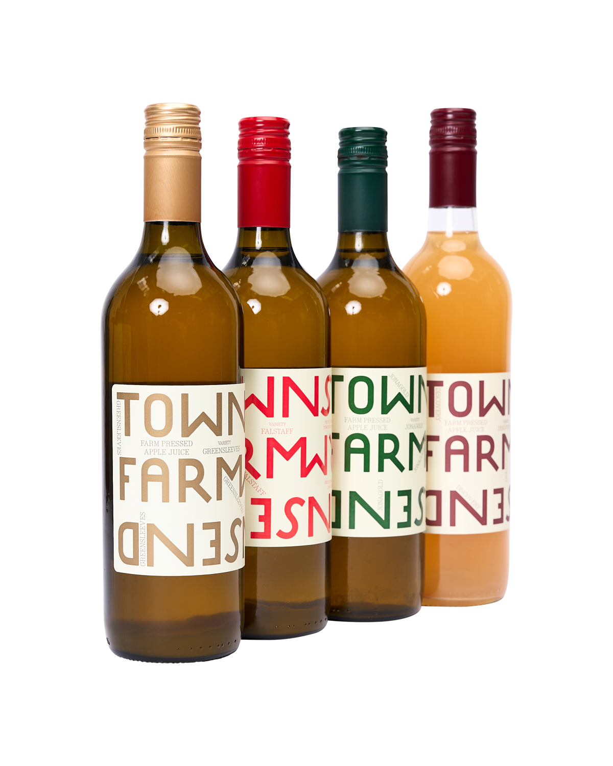 4x Single Variety Apple Juice (Discovery, Falstaff, Greensleeves, Jonagold)