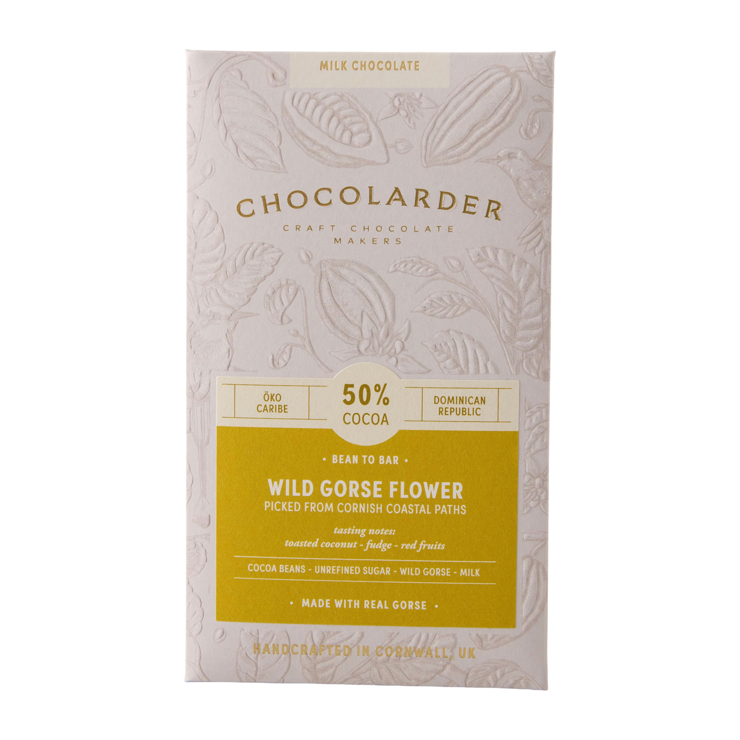 Wild Gorse Flower 50% Milk Chocolate Bar