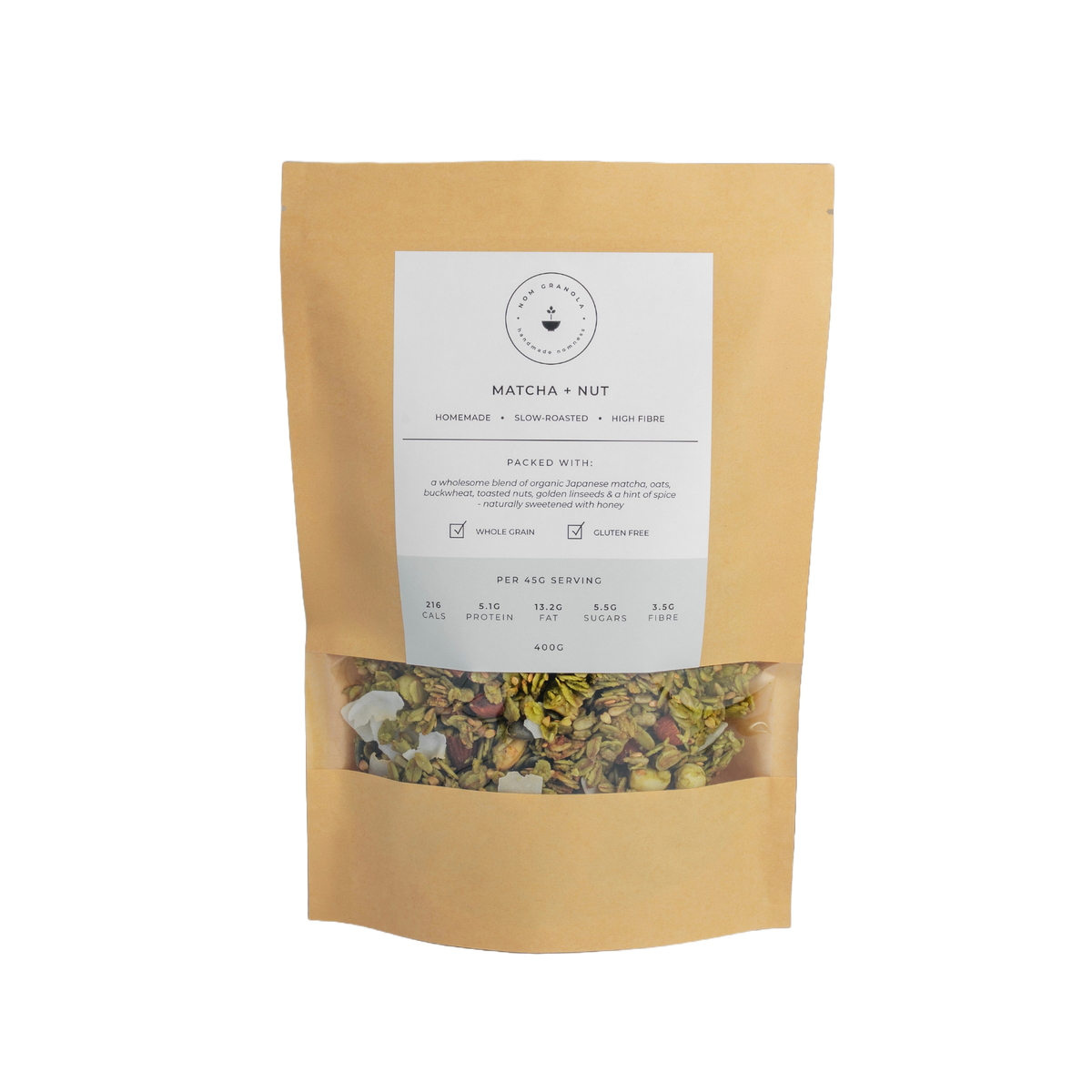 Matcha & Nut Granola