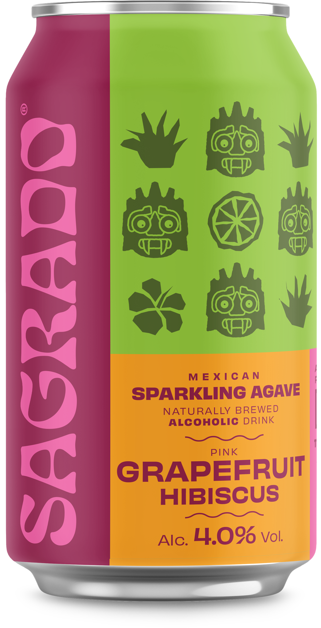 Grapefruit Hibiscus - Gluten free - Sparkling Agave - 4% ABV