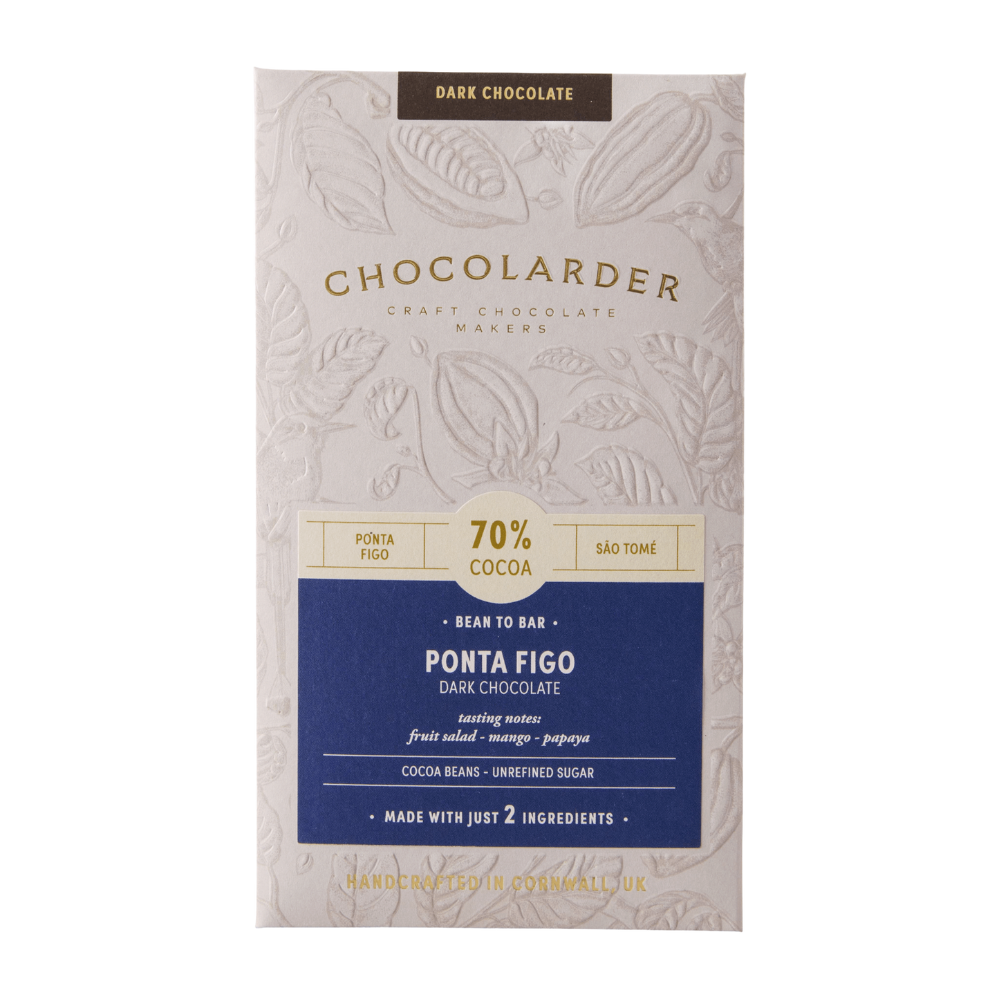 Ponta Figo 70% Dark Chocolate Bar