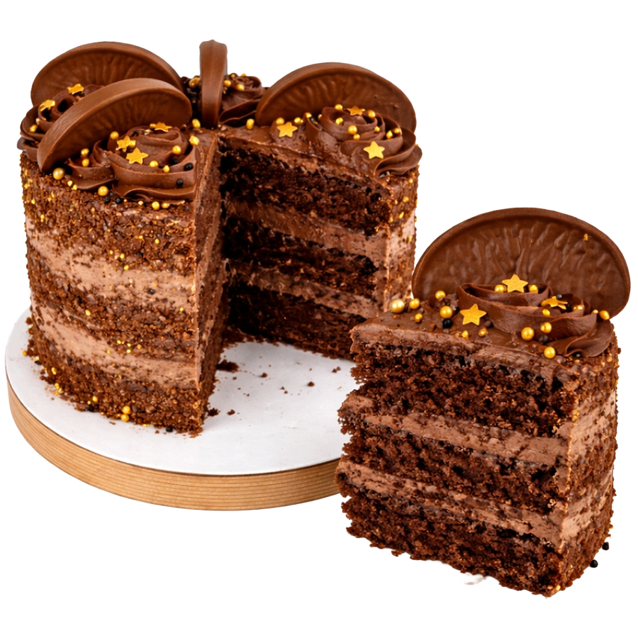 Chocolate Orange Bento Cake - 5 inch