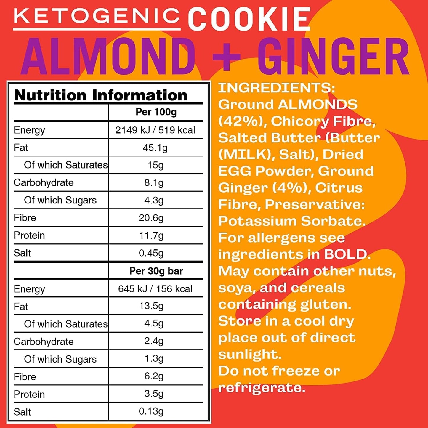 Almond + Ginger Keto Cookie