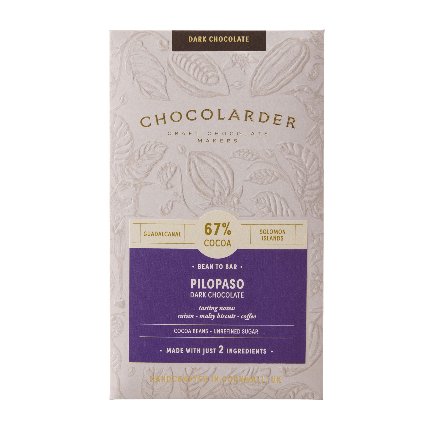 Pilopaso 67% Dark Chocolate Bar