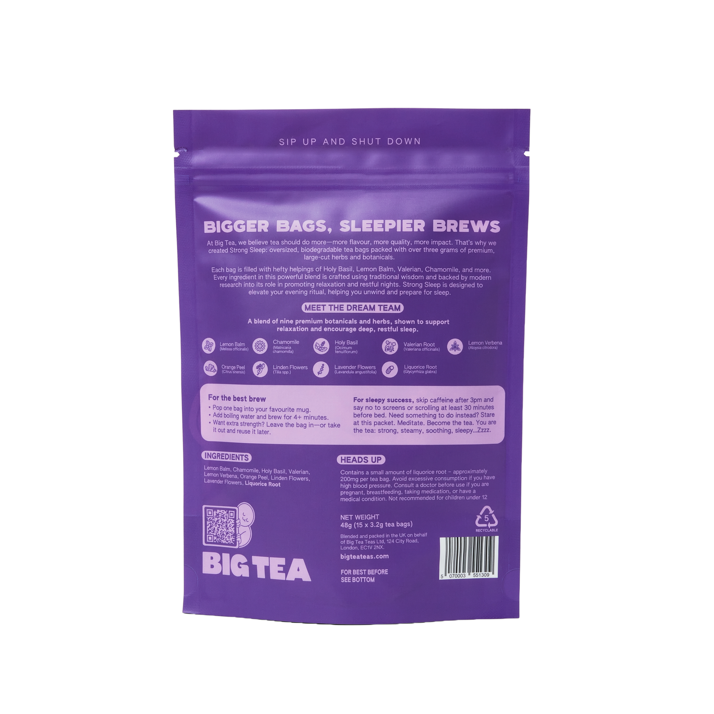Strong Sleep Tea