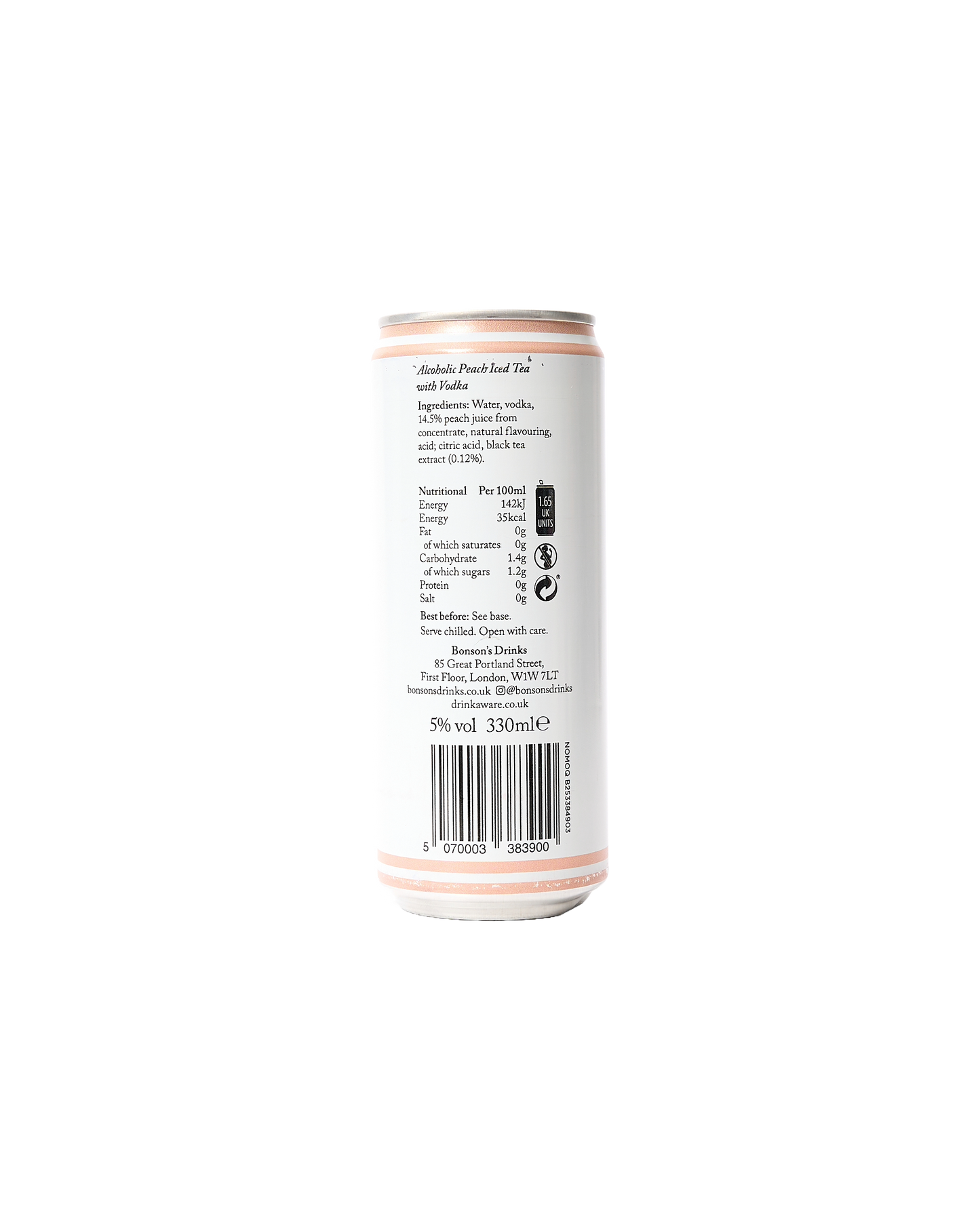 Alcoholic Peach Ice Tea