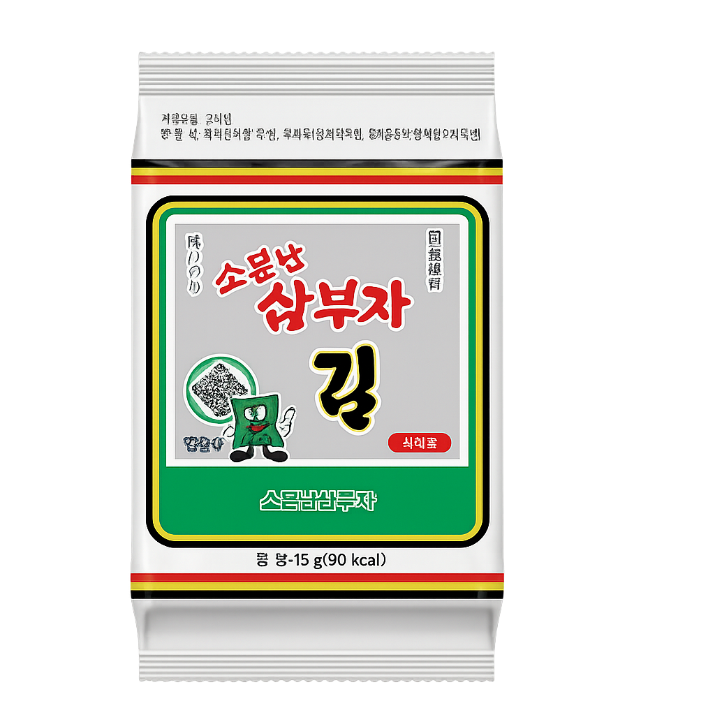 3 Packets of Extra Crispy Seaweed Snack
