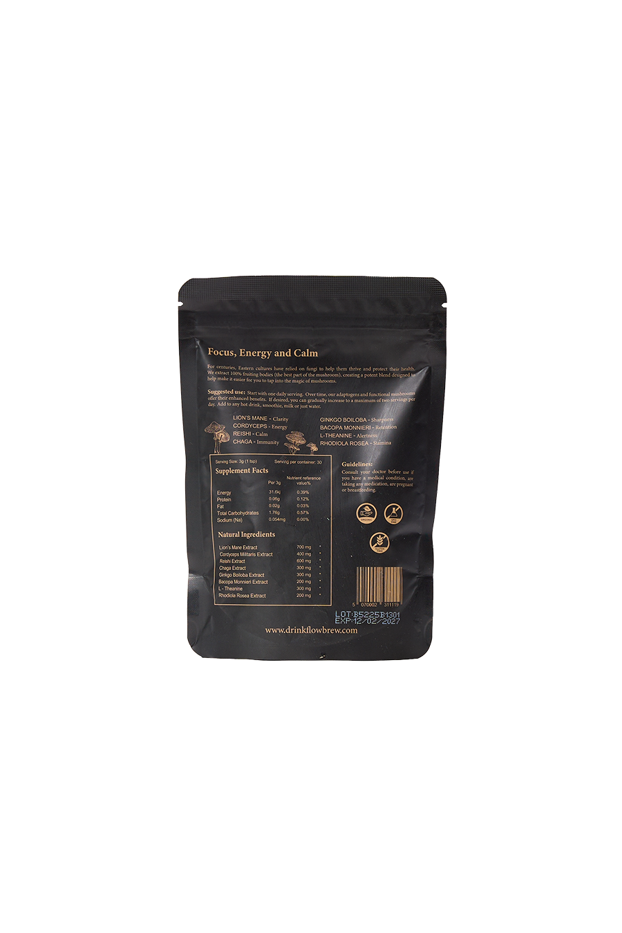 Focus +: Functional Mushroom Blend
