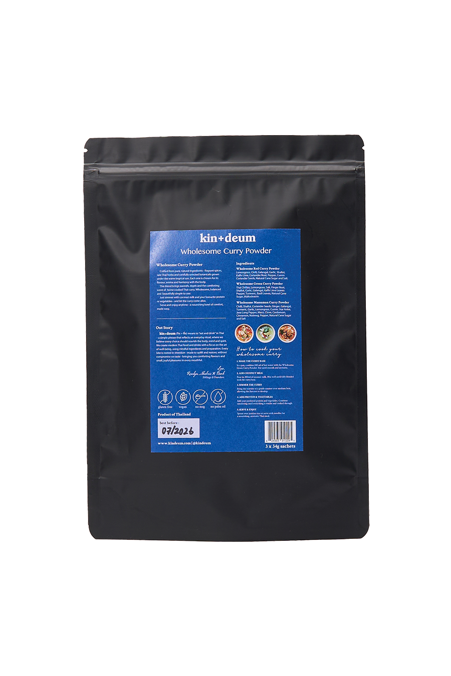 Thai Curry Powder Mixed Flavour Pack (3 x 30g)