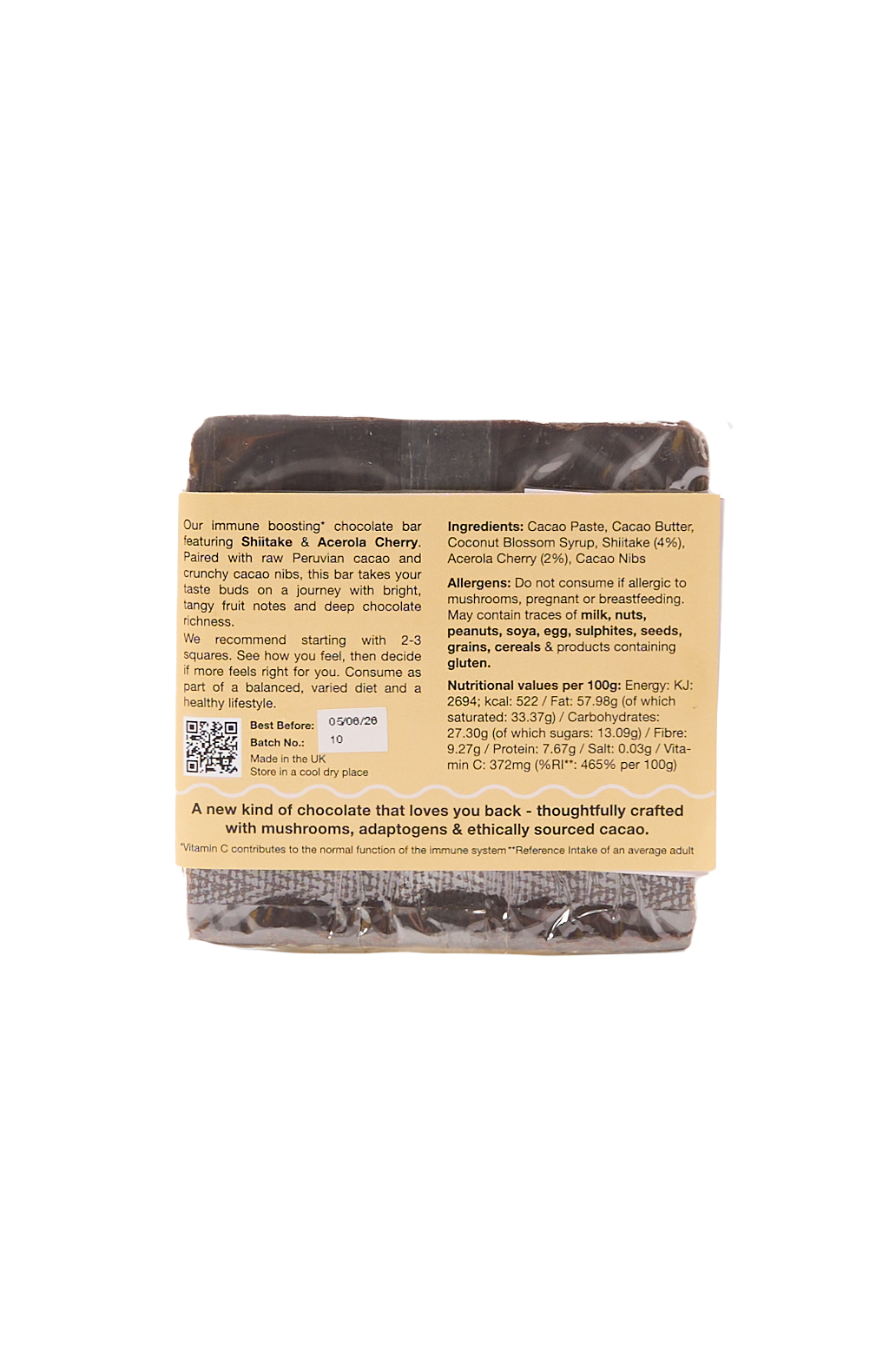 Shiitake Chocolate Bar