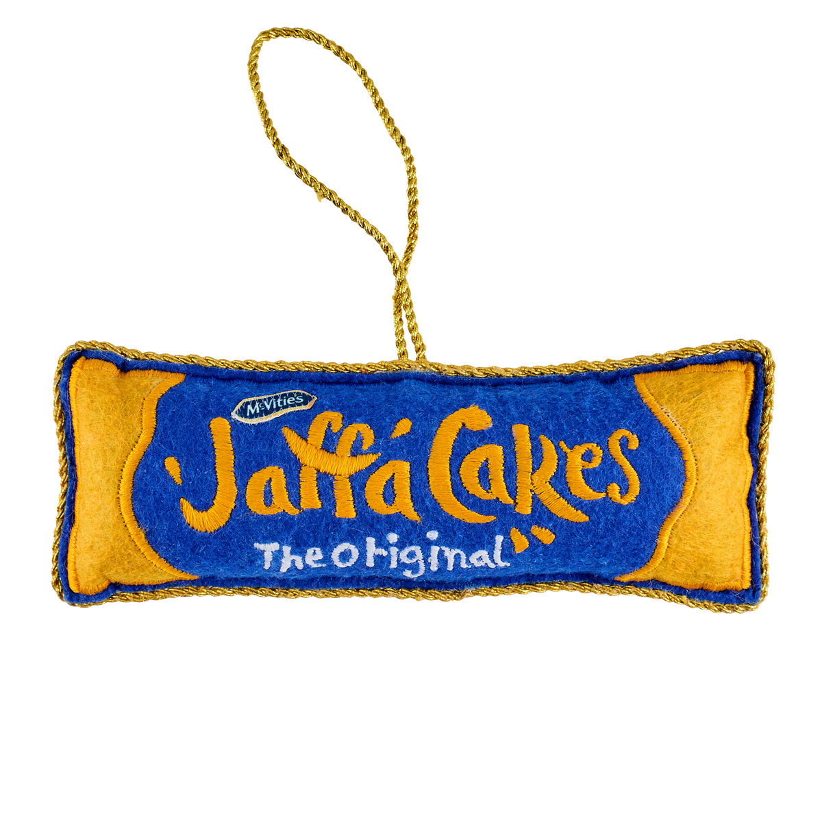 Jaffa Cakes Embroidered Decoration