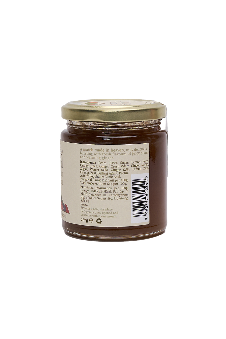 Pear & Stem Ginger Jam