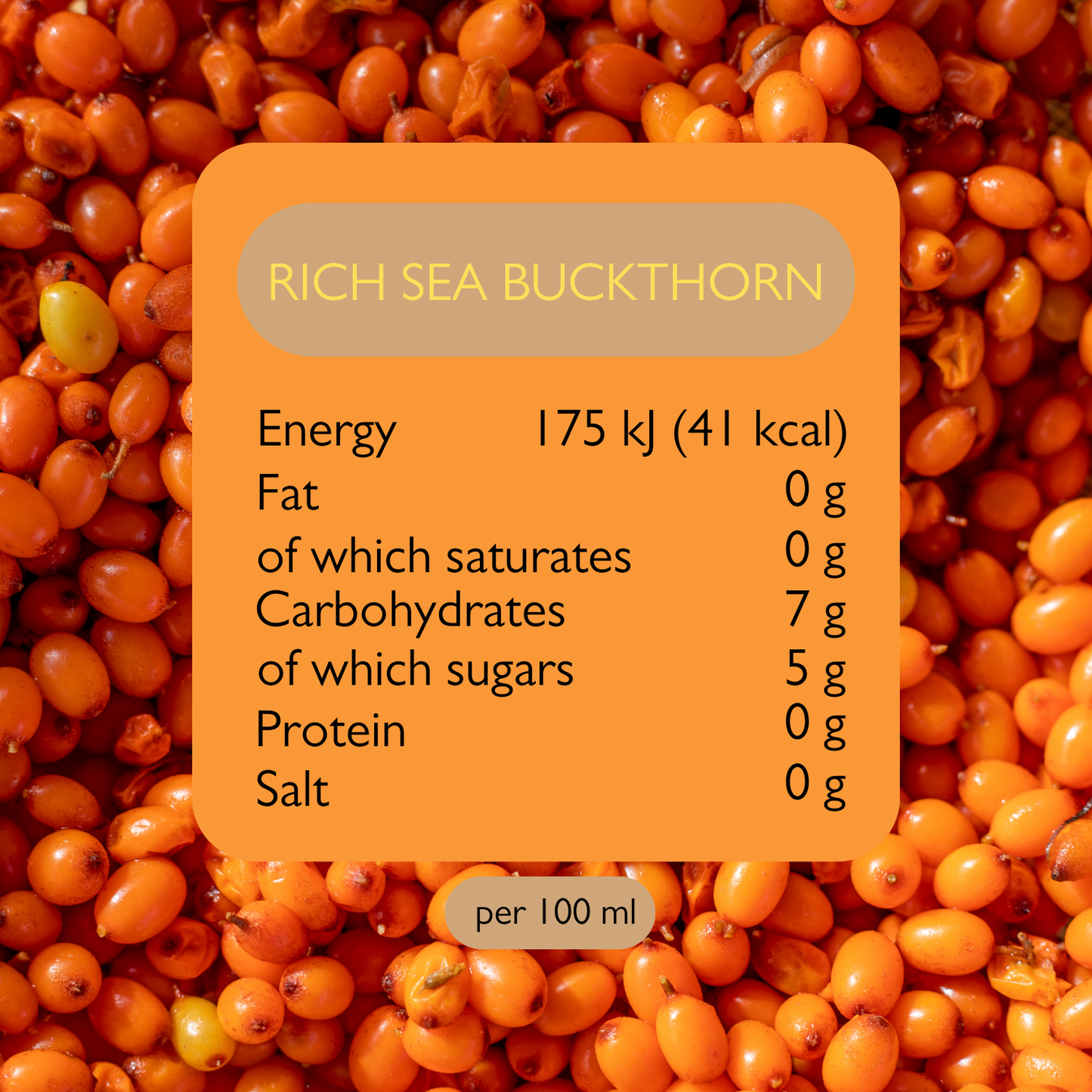Sea Buckthorn Juice 100%
