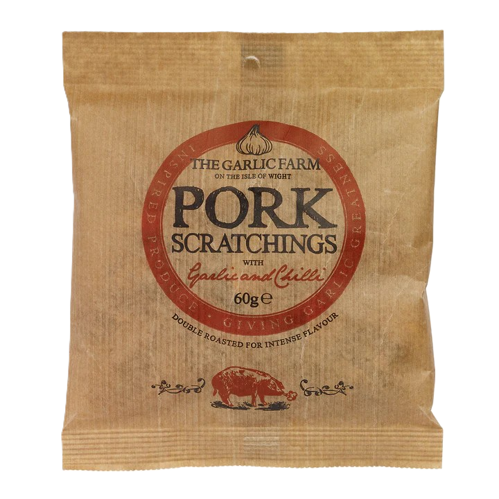 Pork Scratchings with Garlic and Chilli