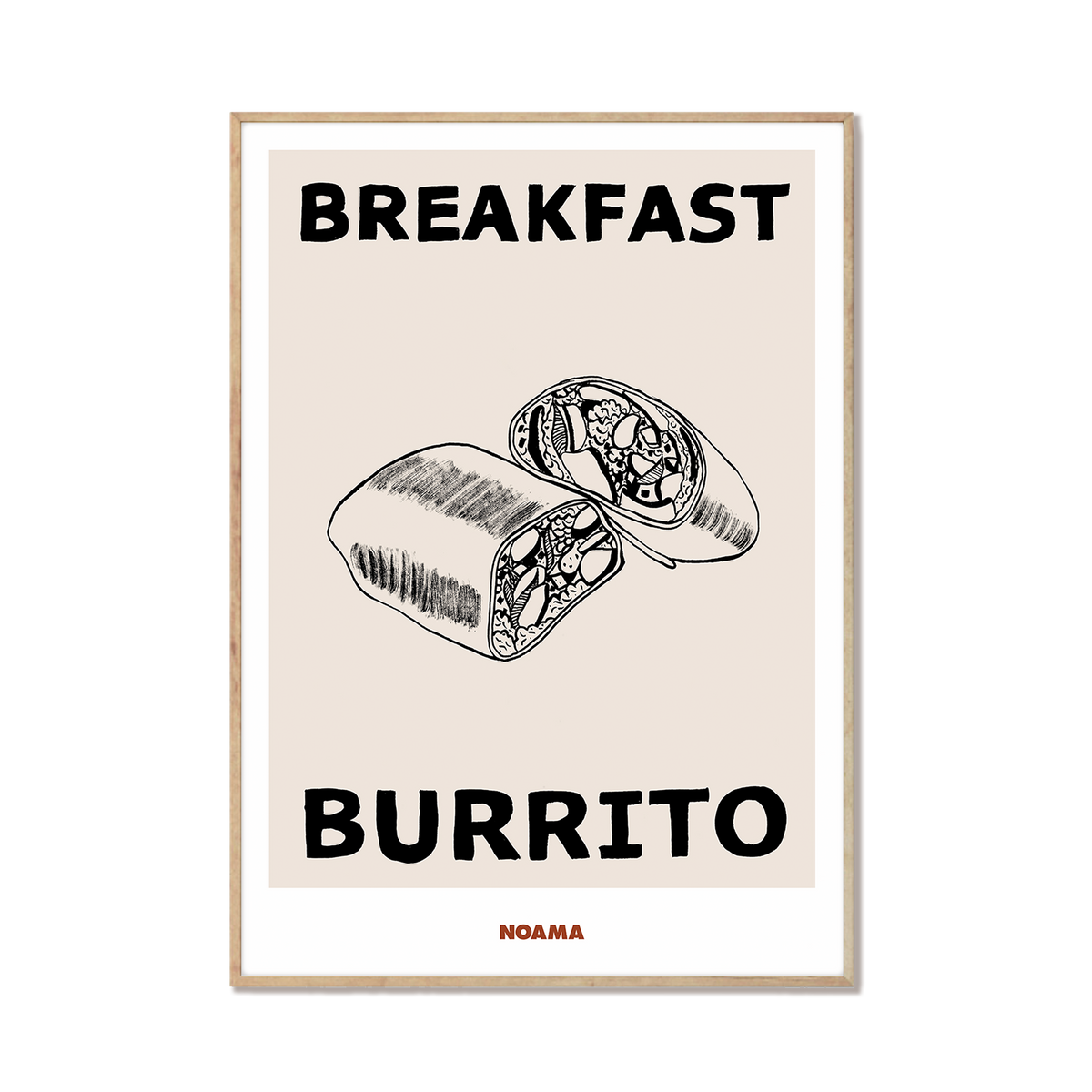 Breakfast Burrito Art Print