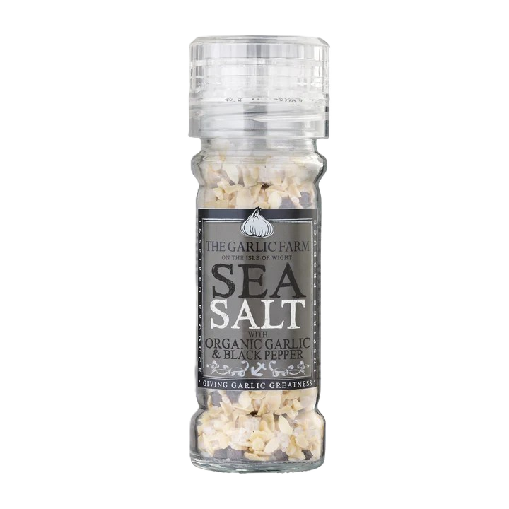 Sea Salt with Organic Garlic & Black Pepper