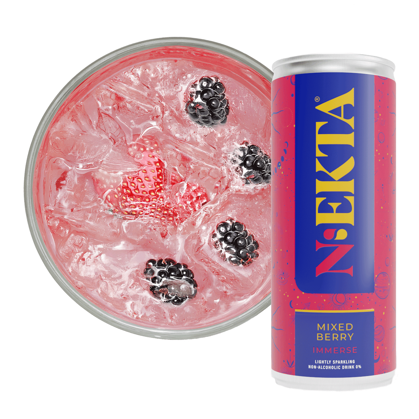 Alcohol-Free Cocktail Mixed Berry