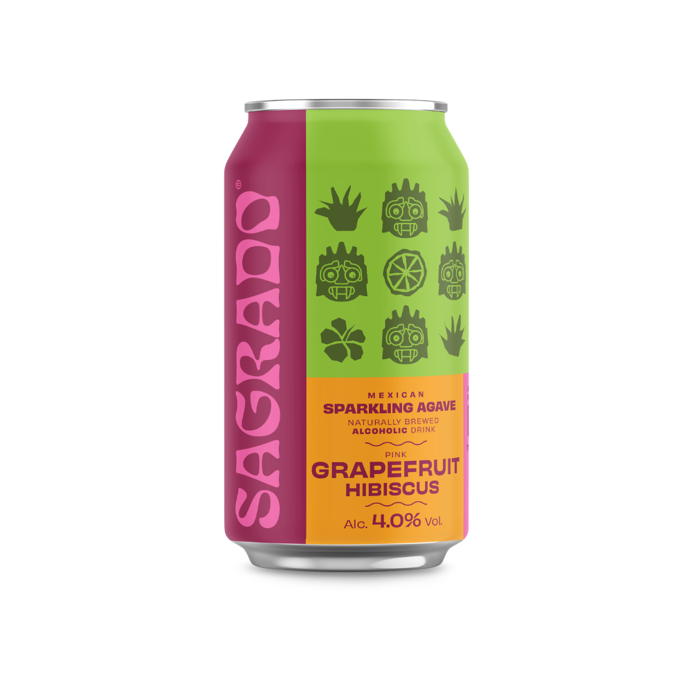 Grapefruit Hibiscus - Gluten free - Sparkling Agave - 4% ABV