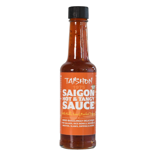 TAISHONS 1975 SAIGON HOT AND TANGY SAUCE WITH CHILLI LIME AND CRACKED PEPPER