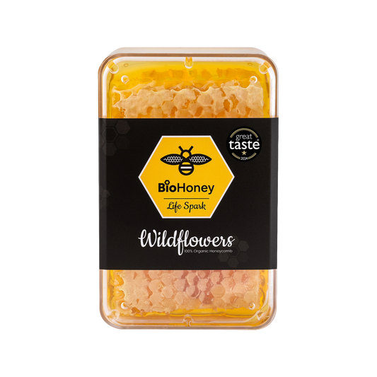 Award Winning Organic Raw Honeycomb Wildflowers 200g Great Taste Awards