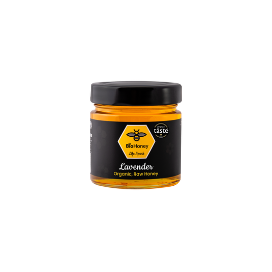BioHoney Organic Raw Honey Lavender 300g Honey Great Taste Winner