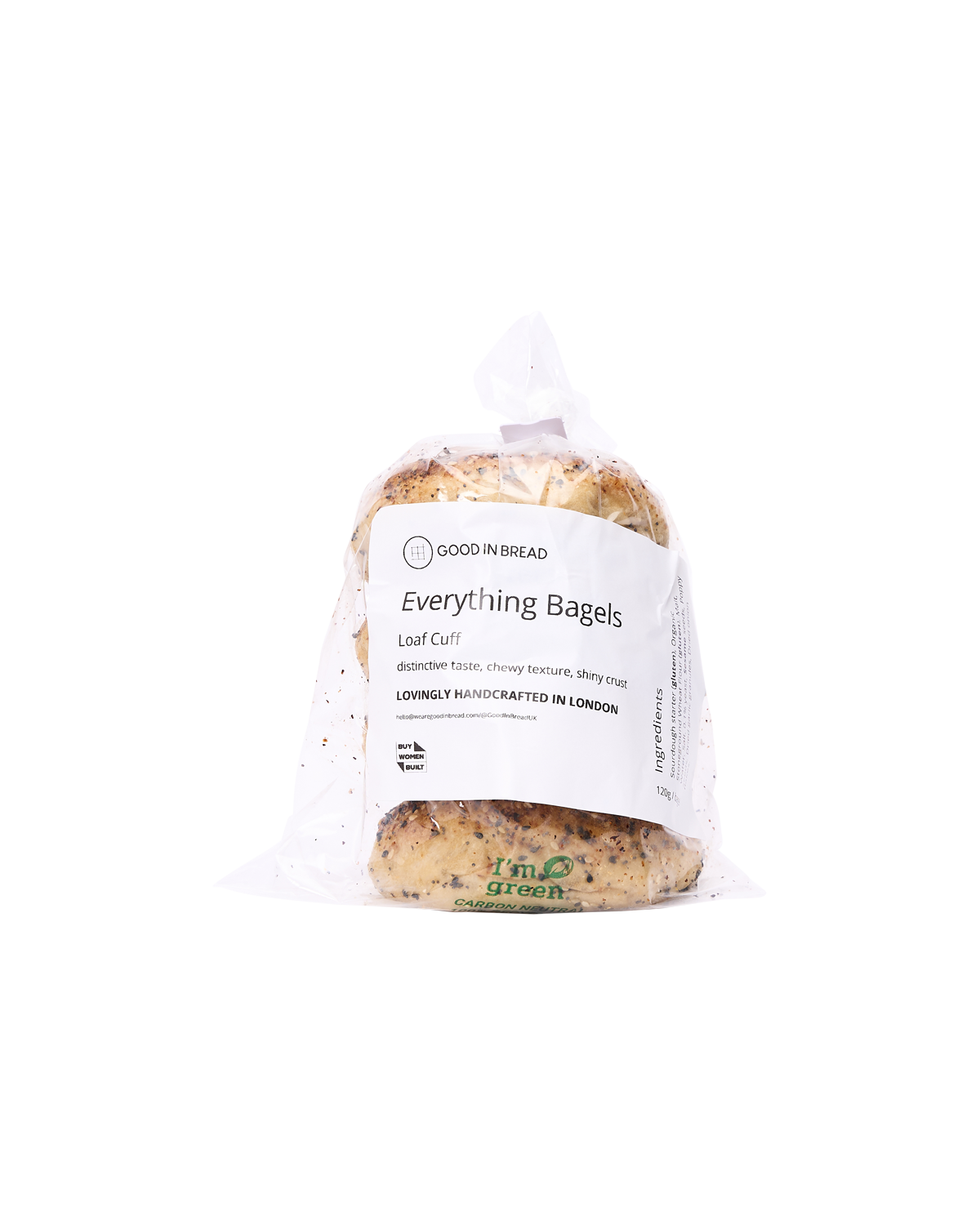 Organic Sourdough Bagels: Everything Seasoning