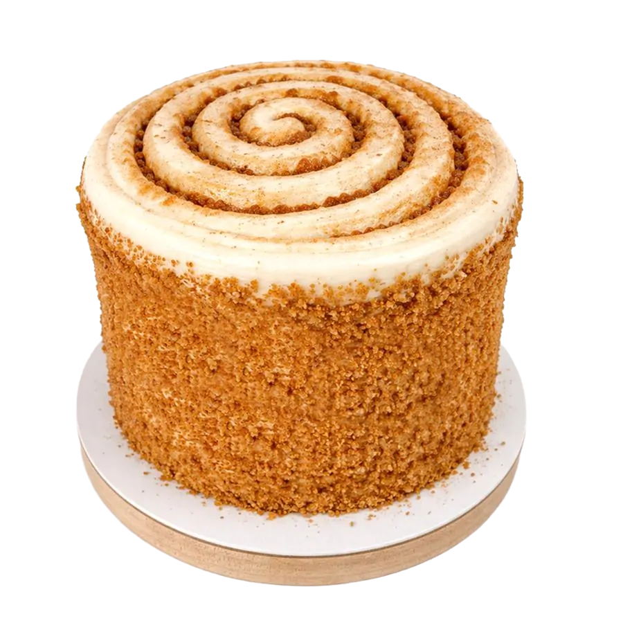 Cinnamon Bun Bento Cake - 5 inch