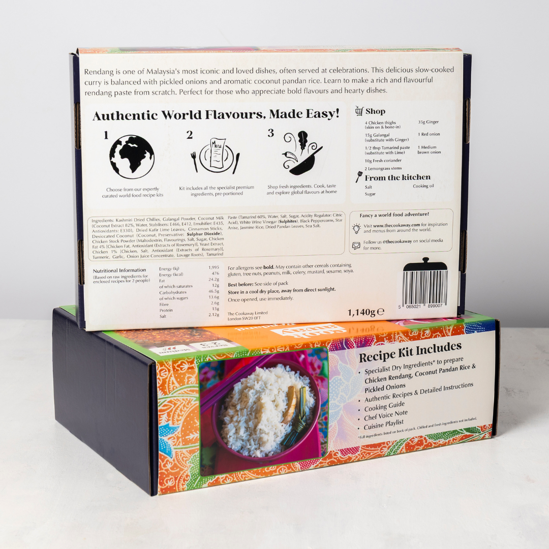 Malaysian Chicken Rendang Recipe Kit