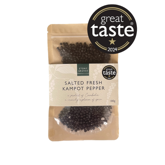 Salted Fresh Kampot Pepper