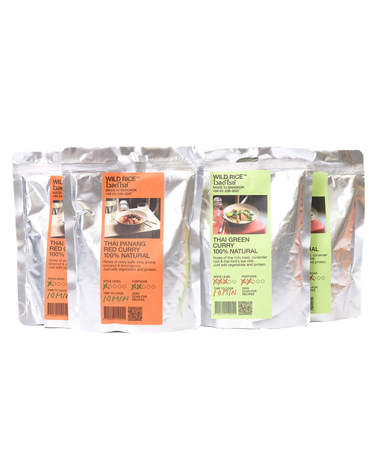 Authentic Thai Curry Duo: Red & Green