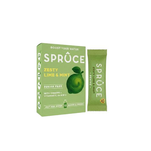 Spruce Zesty Lime & Mint Water Enhancer 12 Pack