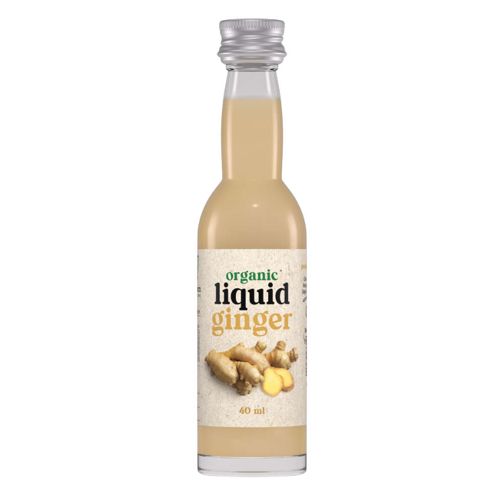 Organic Liquid Herb Ginger, 12 x 40ml