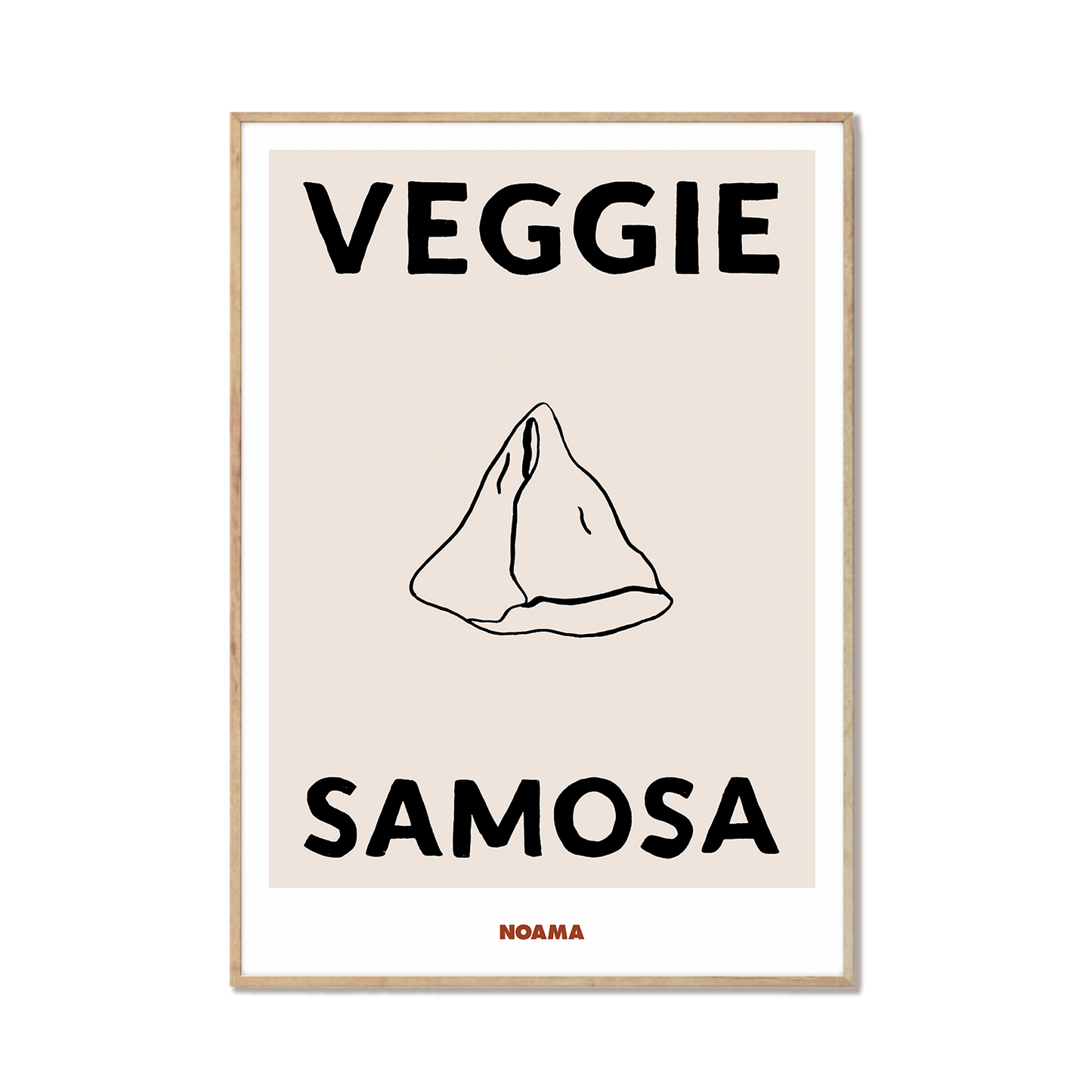 Veggie Samosa Art Print