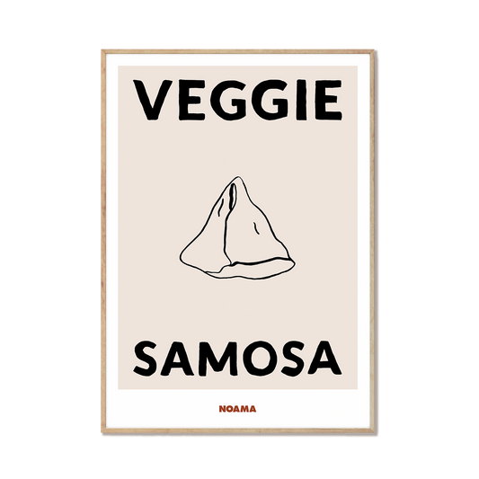 Veggie Samosa Art Print