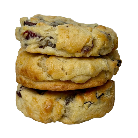 Cranberry Toasted White Chocolate Cookies