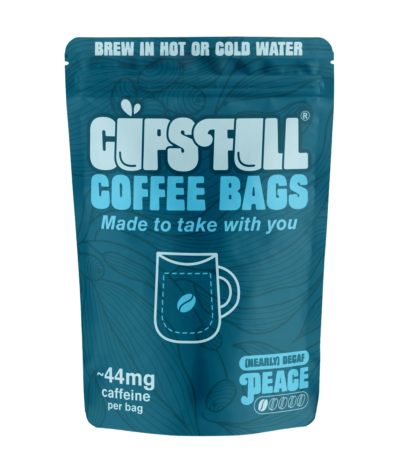 PEACE 10x speciality coffee bags ready to brew