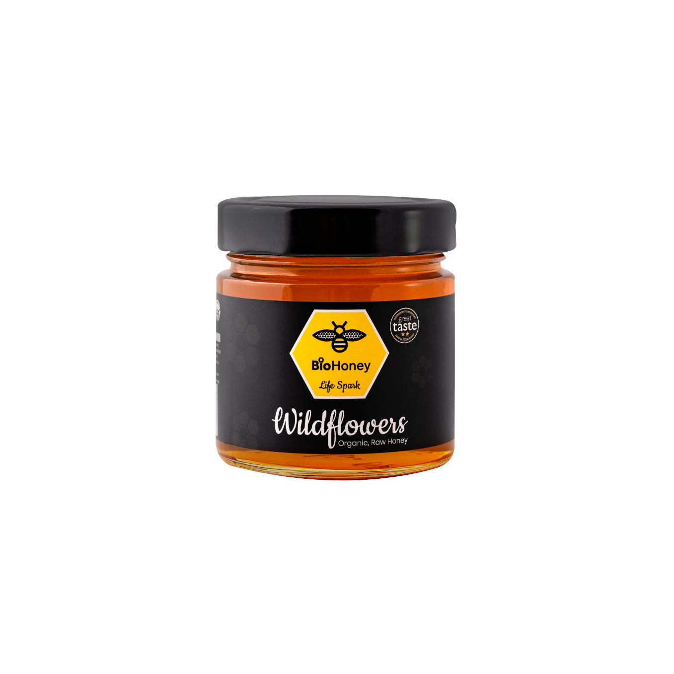 Award Winning Great Taste Organic Raw Honey Wildflowers 300g Honey