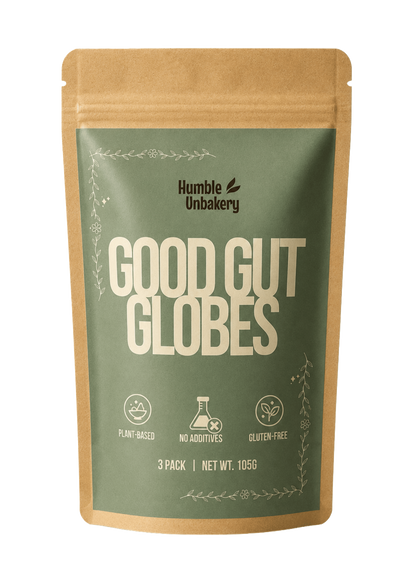 Good Gut Globes - Nut butter-stuffed, dark chocolate-covered date globes