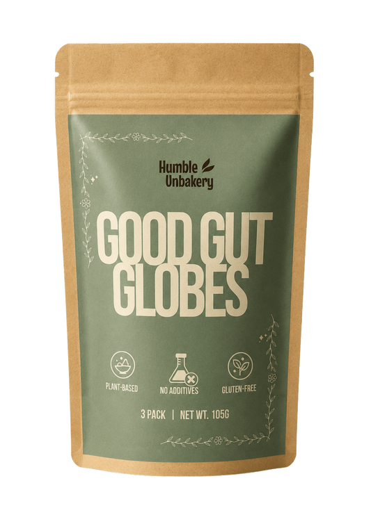 Good Gut Globes - Nut butter-stuffed, dark chocolate-covered date globes