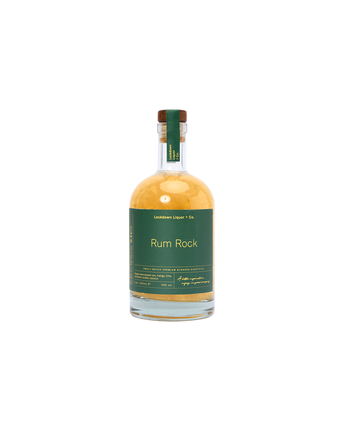 Tropical Rum Rock Cocktail