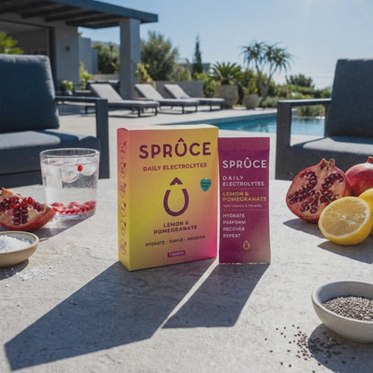 Spruce Daily Electrolyte Lemon & Pomegranate 7 Pack