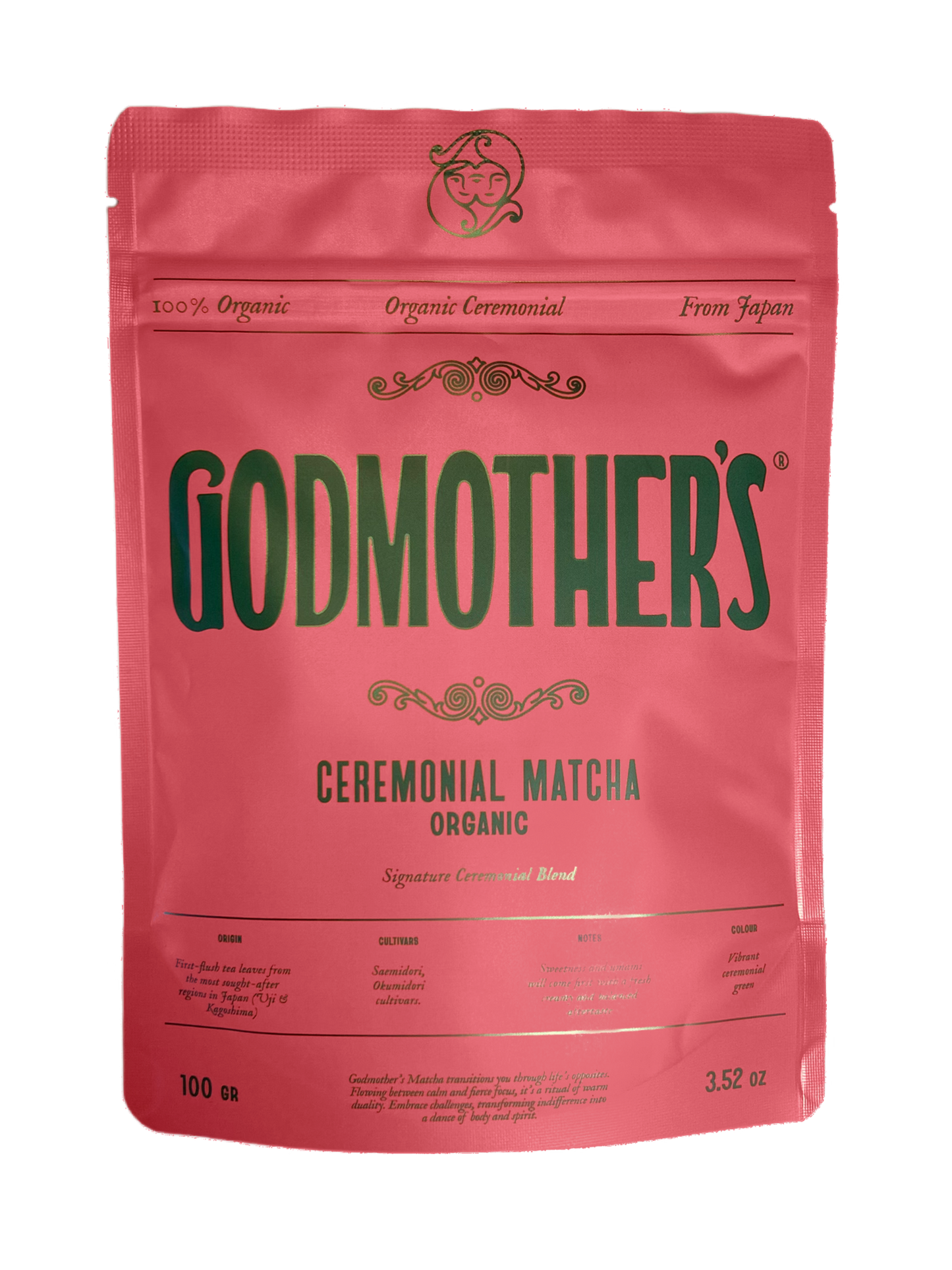 GODMOTHER'S CEREMONIAL ORGANIC MATCHA 100GR