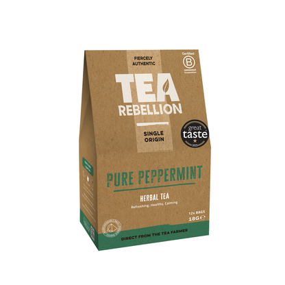 Pure Peppermint - 12 Bio Bags in compostable wrapper