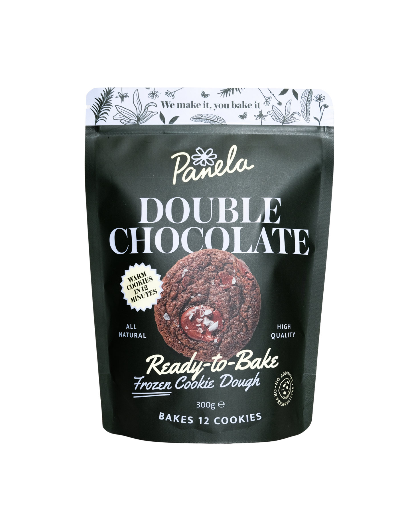 Double Chocolate Frozen Cookie Dough