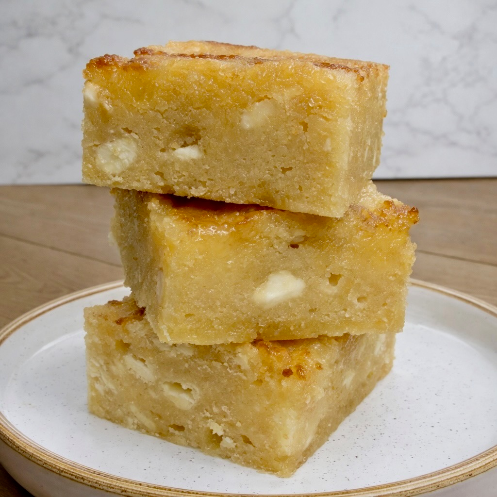Olive Oil Lemon Blondies