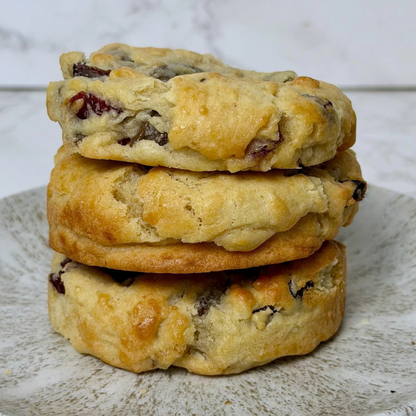 Cranberry Toasted White Chocolate Cookies
