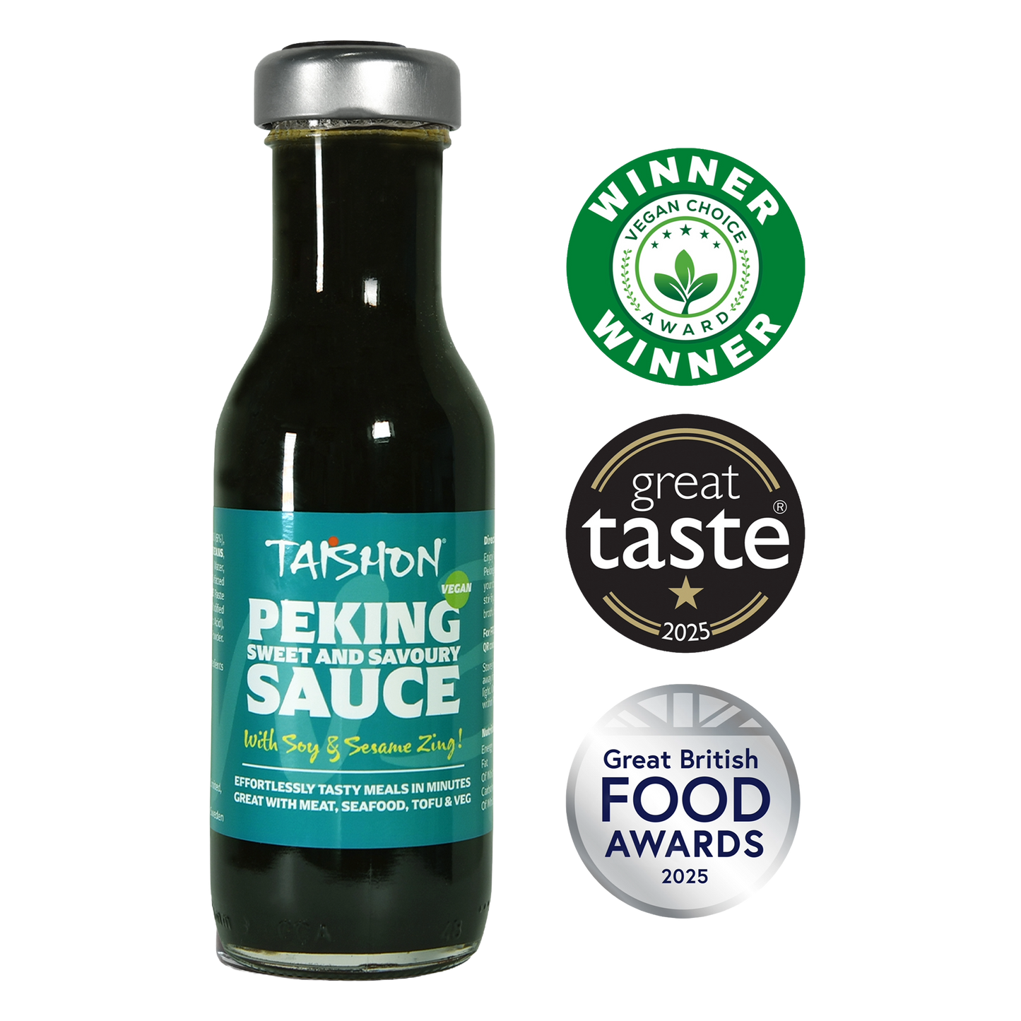 TAISHONS PEKING SWEET AND SAVOURY SAUCE WITH SOY AND SESAME ZING LARGE BOTTLE