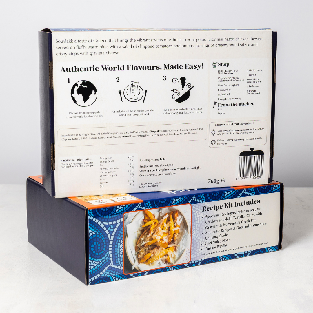Greek Chicken Souvlaki Recipe Kit