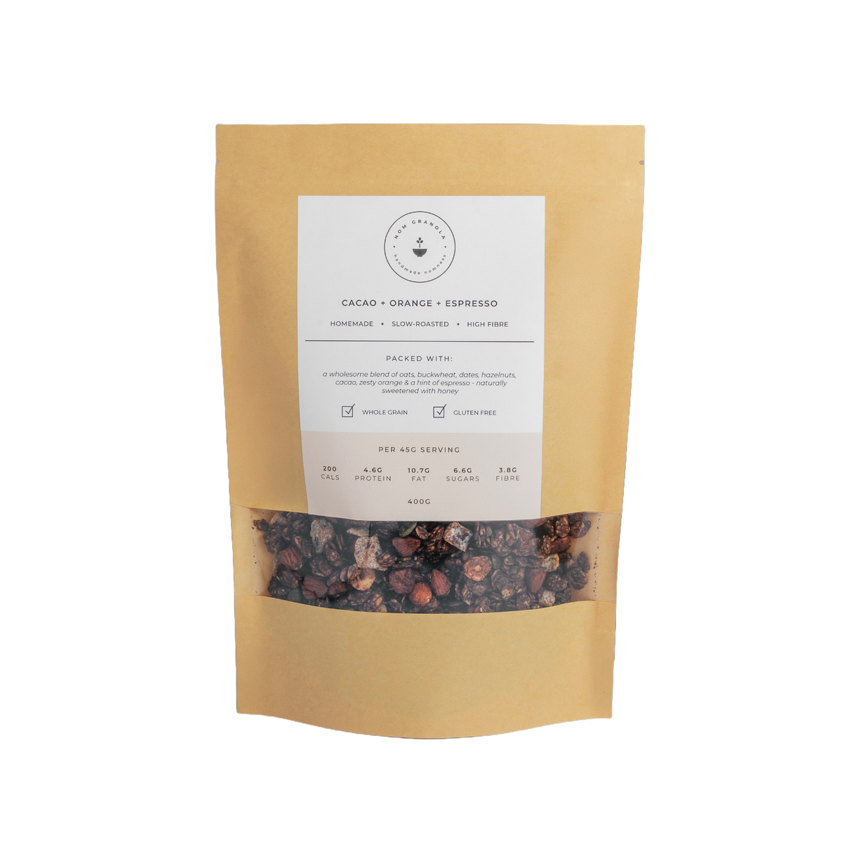 Cacao, Orange & Espresso Granola